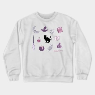 Purple Witch Pack Crewneck Sweatshirt